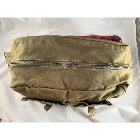 Canvas Trail Sac Shoulder Bag Leather Trim Invicta Watches Promo Vintage 1970s - Picture 4 of 11